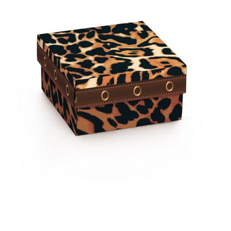 10 Mini Caixa Organizadora Quadrada Animal Print P Festa - Cromus Menor preço em 10 Mini Caixa Organizadora Quadrada Animal Print P Festa - Cromus