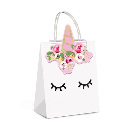 10 Sacolas Papel P/Presente C/Fecho Unicornio 26X19,5X9,5Cm - Cromus Menor preço em 10 Sacolas Papel P/Presente C/Fecho Unicornio 26X19,5X9,5Cm - Cromus
