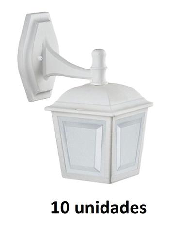 10 Un Arandela Colonial Externa Vintage Branco Injetado Ac986 - Acende A Luz Menor preço em 10 Un Arandela Colonial Externa Vintage Branco Injetado Ac986 - Acende A Luz
