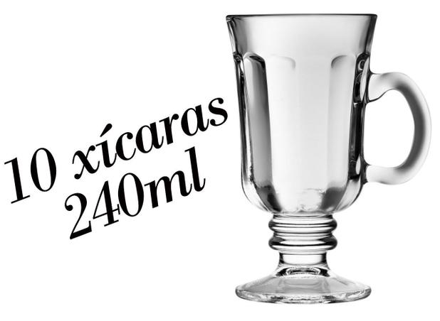 10 Xícaras Country 240ml- Dolce Gusto Caneca Nespresso - Crisal Menor preço em 10 Xícaras Country 240ml- Dolce Gusto Caneca Nespresso - Crisal