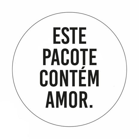 100 Adesivos Etiqueta Este Pacote Contém Amor Embalagem - Aartedecor Menor preço em 100 Adesivos Etiqueta Este Pacote Contém Amor Embalagem - Aartedecor