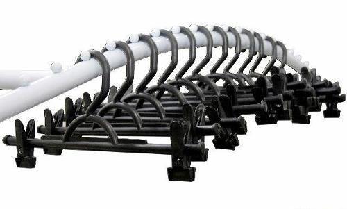 100 Cabides Preto Atacado Saia E Calça + Presilhas + Frete - Industria nacional Menor preço em 100 Cabides Preto Atacado Saia E Calça + Presilhas + Frete - Industria nacional