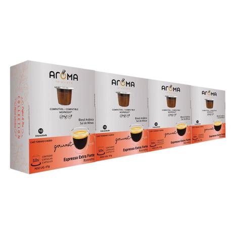 100 Cápsulas Para Nespresso - Café Extra Forte - Cápsula Aroma Menor preço em 100 Cápsulas Para Nespresso - Café Extra Forte - Cápsula Aroma