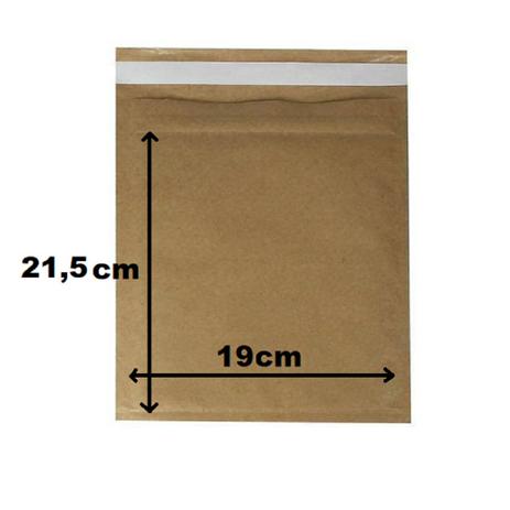 100 Envelope bolha de correio dvd kraft adesivado 19x21,5cm - Aztec Menor preço em 100 Envelope bolha de correio dvd kraft adesivado 19x21,5cm - Aztec