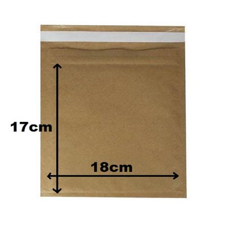 100 Envelope bolha para correio cd papel kraft pardo 17x18cm int. - Tecnomidia Menor preço em 100 Envelope bolha para correio cd papel kraft pardo 17x18cm int. - Tecnomidia
