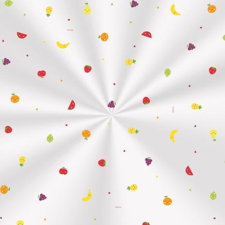 Menor preço em 100 Sacos Poli Transp. 15X22Cm Salada De Frutas Colorido - Cromus