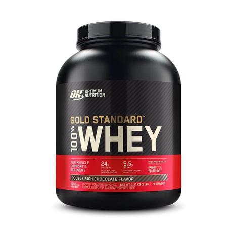100% WHEY GOLD STANDARD (2,268kg) - Chocolate - Optimum Nutrition Menor preço em 100% WHEY GOLD STANDARD (2,268kg) - Chocolate - Optimum Nutrition