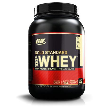 100 Whey Gold Standard (2Lbs/907g) - Optimum Nutrition Menor preço em 100 Whey Gold Standard (2Lbs/907g) - Optimum Nutrition