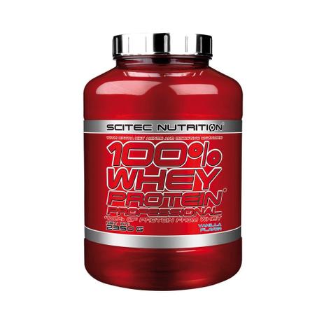 100 WHEY PROTEIN PROFESSIONAL SCITEC 2,35Kg - BAUNILHA - Scitec nutrition Menor preço em 100 WHEY PROTEIN PROFESSIONAL SCITEC 2,35Kg - BAUNILHA - Scitec nutrition