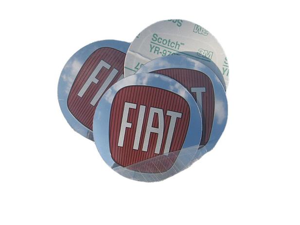 Menor preço em 117mm Emblemas Centro Rodas Rd Fiat Stilo Punto Palio Doblo - Esa