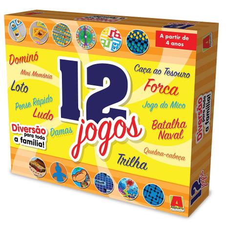 12 Jogos Jogo Educativo - Algazarra Menor preço em 12 Jogos Jogo Educativo - Algazarra