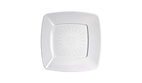 140 Prato Acrílico Quadrado Sobremesa 15cm Branco Strawplast Menor preço em 140 Prato Acrílico Quadrado Sobremesa 15cm Branco Strawplast