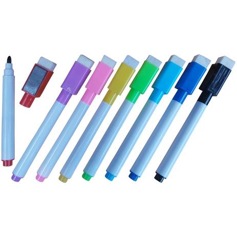 15 Canetas Para Quadro Branco Com Apagador E Imã - Ideal Planners Menor preço em 15 Canetas Para Quadro Branco Com Apagador E Imã - Ideal Planners