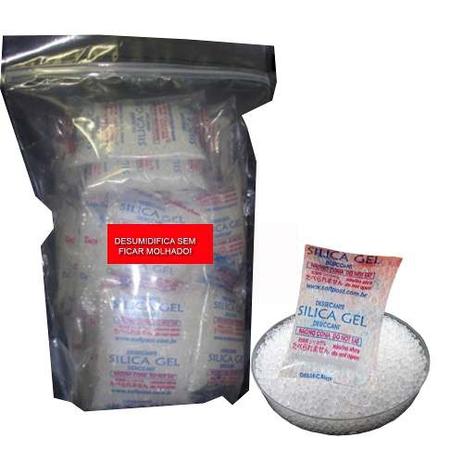 16 Saches 50g Silica Gel Branca Tira Umidade Bag Hermetico - Spb Menor preço em 16 Saches 50g Silica Gel Branca Tira Umidade Bag Hermetico - Spb