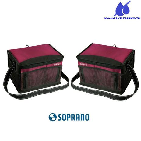 2 Bolsa Térmica 20 Litros Vermelha Soprano Menor preço em 2 Bolsa Térmica 20 Litros Vermelha Soprano