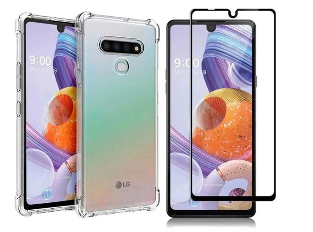 2 Capas Capinhas Silicone Transparente e 2 Películas de Vidro 3D Para LG  K71 6.8 - Russo Shop - Kit Capinha e Película para Celular - Magazine Luiza