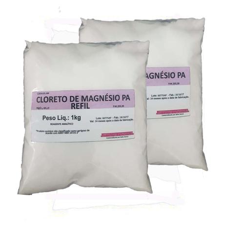 2 Cloreto De Magnésio Pa 1 Kg Cada - Bella donna é ruim? 2 Cloreto De Magnésio Pa 1 Kg Cada - Bella donna é boa?