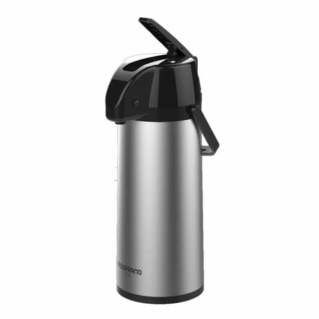 2 Garrafa Térmica Exclusiva Aço Inox 2,5 Litros Soprano Menor preço em 2 Garrafa Térmica Exclusiva Aço Inox 2,5 Litros Soprano