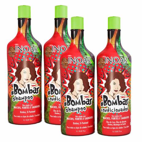 2 Kits Shampoo e Condicionador Bombar 1L - Inoar é ruim? 2 Kits Shampoo e Condicionador Bombar 1L - Inoar é boa?