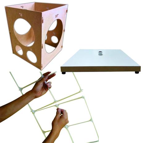 2 Kits Tela Mágica + 1 Medidor Para Balões + 2 Bases Suporte - Jjveras Menor preço em 2 Kits Tela Mágica + 1 Medidor Para Balões + 2 Bases Suporte - Jjveras
