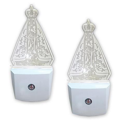2 Luzes Noturnas Nossa Senhora Aparecida - DNI 6157 - Key west Menor preço em 2 Luzes Noturnas Nossa Senhora Aparecida - DNI 6157 - Key west