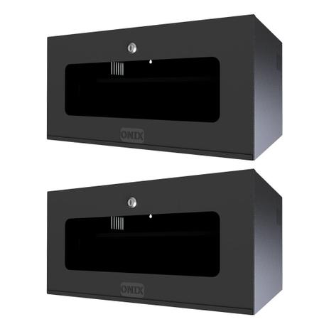 2-Mini Rack Organizador 5u Onix Com Bandeja para Sistema de segurança Patrão 19” - Onix security Menor preço em 2-Mini Rack Organizador 5u Onix Com Bandeja para Sistema de segurança Patrão 19” - Onix security