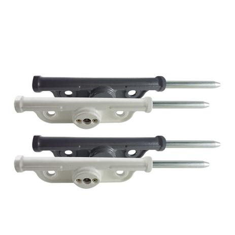2 Pares De Trava Fechadura Lateral Preta Para Porta De Aço E Potões - Agl Menor preço em 2 Pares De Trava Fechadura Lateral Preta Para Porta De Aço E Potões - Agl