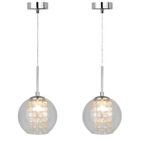 2 Pendentes Marsala Transparente - Lamp show Menor preço em 2 Pendentes Marsala Transparente - Lamp show
