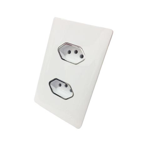 2 Tomadas Universal 2P+T 20A Horizontal Com Placa 4x2 - Novara  tdn - Dicompel é boa?