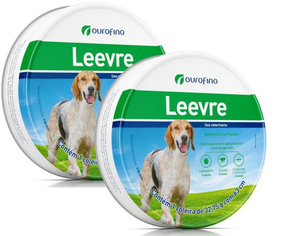 2 Un COLEIRA LEEVRE OURO FINO - Tam G 63cm - Ourofino Menor preço em 2 Un COLEIRA LEEVRE OURO FINO - Tam G 63cm - Ourofino