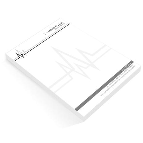 20 Blocos de Receituário Médico - Papel Sulfite A4 90g - Colorido - Bloco com 100 folhas Menor preço em 20 Blocos de Receituário Médico - Papel Sulfite A4 90g - Colorido - Bloco com 100 folhas