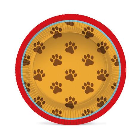 20 Pratos Laminado Bolo/Doces 31,5Cm Cachorrinhos Dec. Festa - Cromus Menor preço em 20 Pratos Laminado Bolo/Doces 31,5Cm Cachorrinhos Dec. Festa - Cromus