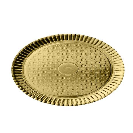 20 Pratos Laminado Ouro 5 Decoração Festas - Cromus é boa?