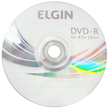 200 Dvd-r 4,7GB 16x 120min Elgin Menor preço em 200 Dvd-r 4,7GB 16x 120min Elgin