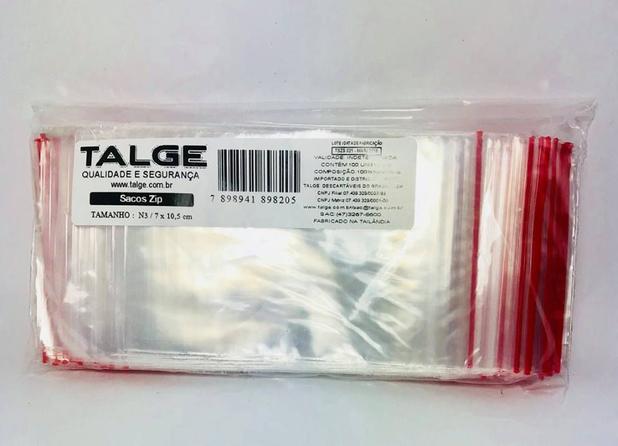 2000 Sacos Saquinho Zip Lock Hermético 7x10 Plastico Ziplock - Talge Menor preço em 2000 Sacos Saquinho Zip Lock Hermético 7x10 Plastico Ziplock - Talge