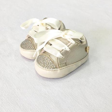 208365 calcado klin tenis feminino recem nascido dourado - Calçados  Femininos - Magazine Luiza