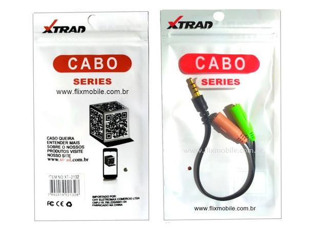 2132 - Cabo Adaptador de Audio P2 P3 Para Ps4 Xbox One Smatphones Notebook  Headset Fone Gamer - Lelong - Acessórios PS4 - Magazine Luiza