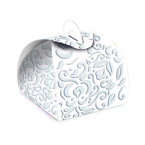 24 Caixas Bem Casado Valise Relevo Branco Dec. Festas - Cromus Menor preço em 24 Caixas Bem Casado Valise Relevo Branco Dec. Festas - Cromus