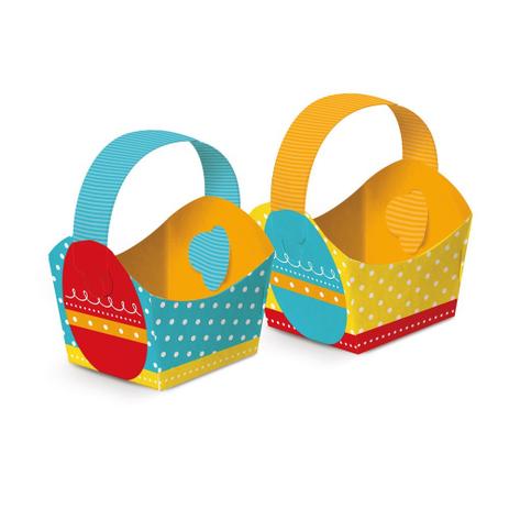 24 Forminha P/Doce Decorada Cestinha Ovos Pascoa Dec. Festas - Cromus pascoa Menor preço em 24 Forminha P/Doce Decorada Cestinha Ovos Pascoa Dec. Festas - Cromus pascoa