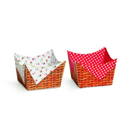 Menor preço em 24 Forminhas Doce Cachepot Pic Nic Vm  Decoração Festas - Cromus
