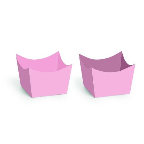 24 Forminhas Doce Cachepot Sort. Rosa Bebe Dec. Festas - Cromus Menor preço em 24 Forminhas Doce Cachepot Sort. Rosa Bebe Dec. Festas - Cromus