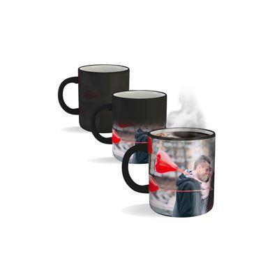 25 Canecas Mágica Personalizada 96x223mm em Porcelana Termossensível Preto Fosco Menor preço em 25 Canecas Mágica Personalizada 96x223mm em Porcelana Termossensível Preto Fosco