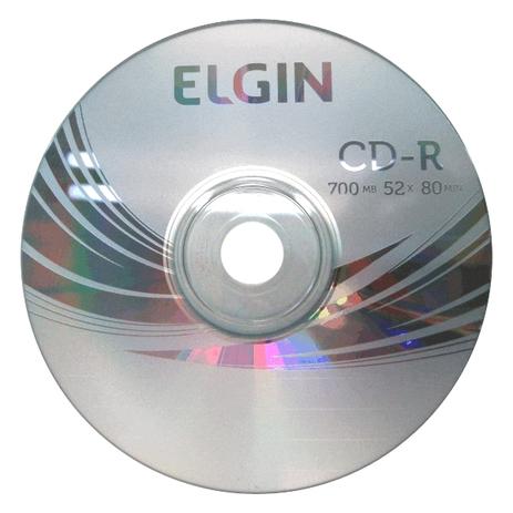 25 Cd-r Elgin 700mb 52x 80min Elgin Menor preço em 25 Cd-r Elgin 700mb 52x 80min Elgin