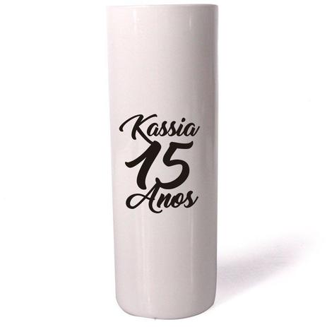 25 Copo Acrílico Personalizado Festa 15 Anos Aniversariante - Aluá festas é boa?