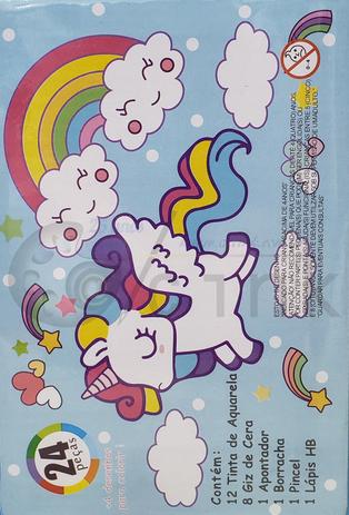 25 - Estojo maleto de pintura Infantil 24 peças Azul claro Personalizável - Artzone Menor preço em 25 - Estojo maleto de pintura Infantil 24 peças Azul claro Personalizável - Artzone