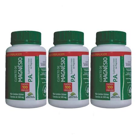 3 Cloreto De Magnésio Pa 1 Pote 100 Capsulas - Medinal Menor preço em 3 Cloreto De Magnésio Pa 1 Pote 100 Capsulas - Medinal
