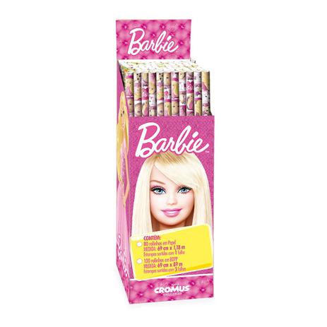 3 Folhas Poli Transp. Barbie Papel Presente - Cromus pascoa Menor preço em 3 Folhas Poli Transp. Barbie Papel Presente - Cromus pascoa