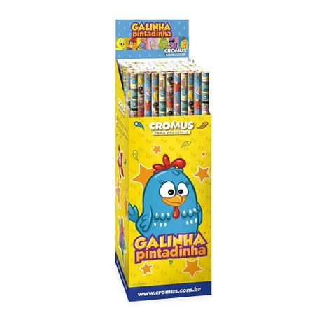 3 Folhas Poli Transp. Galinha Pintadinha Papel Presente - Cromus pascoa Menor preço em 3 Folhas Poli Transp. Galinha Pintadinha Papel Presente - Cromus pascoa