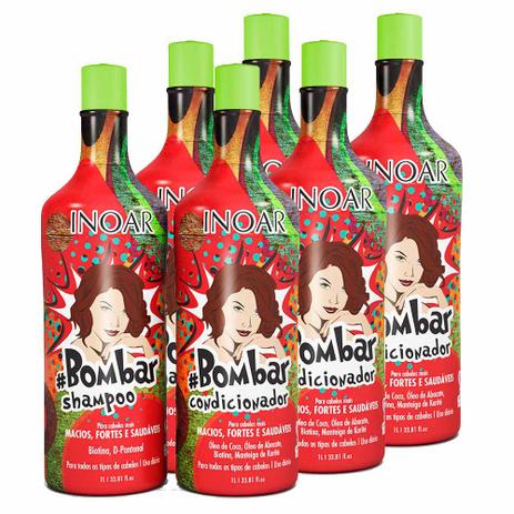3 Kits Shampoo e Condicionador Bombar 1L - Inoar é ruim? 3 Kits Shampoo e Condicionador Bombar 1L - Inoar é boa?
