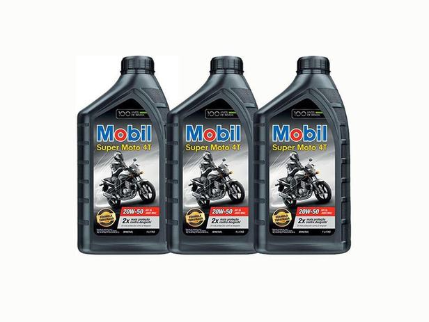 3 Litros Mobil 20 w 50 4 Tempos Moto Menor preço em 3 Litros Mobil 20 w 50 4 Tempos Moto